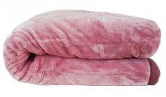 Moderná ružová akrylová deka 160 x 210 cm