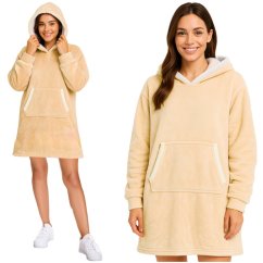 Oversize mikina s kapucňou – univerzálna veľkosť