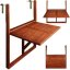 Klappbarer Balkontisch aus Akazienholz - 65 x 45 x 87 cm