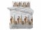 Pamut fehér ágynemű, gyönyörű tollak motívumával 140 x 200 cm