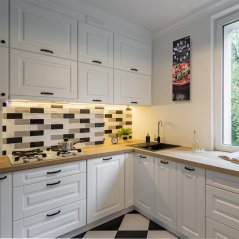 Orologio da cucina di design con motivo pizza