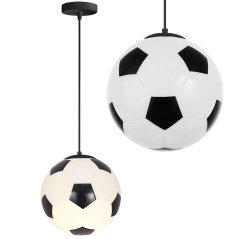 Függő mennyezeti lámpa futball labda alakban