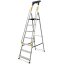 Hliníkový rebrík so 7 schodíkmi, zábradlím a nosnosťou 150 kg