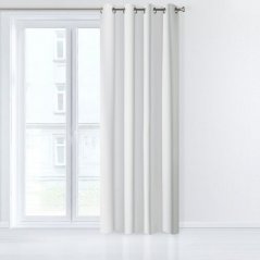 Čisto bela zavesa z višjo stopnjo zatemnitve 135 x 250 cm
