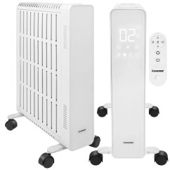 KAMINER ARVELL olejový radiátor 2500 W s Wi-Fi – bílý