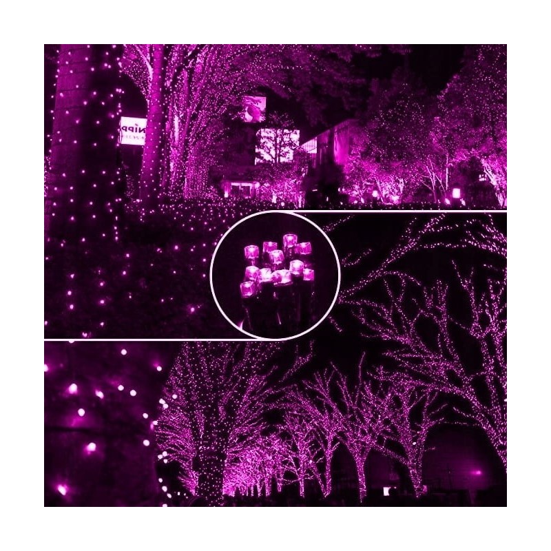 Ružové LED dekoratívne svetlá - vnútorné