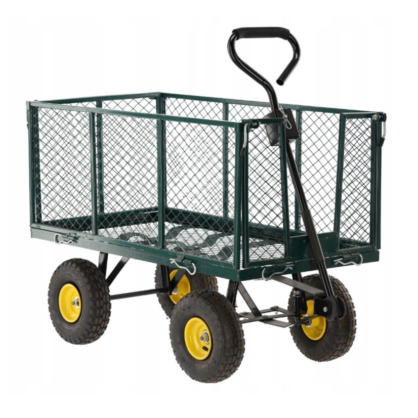 Praktický sklápací záhradný vozík 3v1 na nafukovacích kolesách