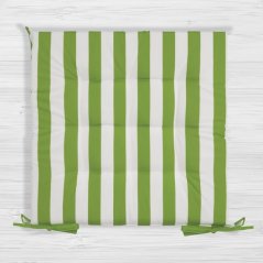 Vodoodporna zunanja blazinica za stol 40 x 40 cm zeleno-bela