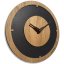 Dřevěné nástěnné hodiny Oak Flow - 30 cm