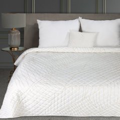 Copriletto di design LUNA bianco