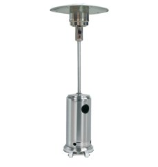 Încălzitor de terasă pe gaz din oțel inoxidabil, de 13 kW, 221 cm