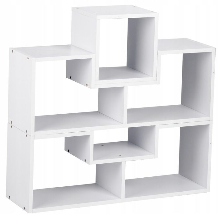 Weißes modulares Regal