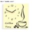 Ceas de perete Coffee Time - Culoare: Violet