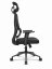 CABRO C506 scaun de birou ergonomic cu tetieră și suport lombar, până la 150 kg, negru