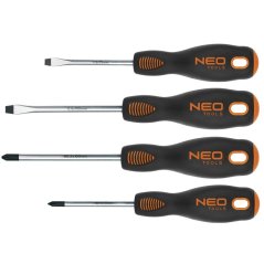 Sada skrutkovačov NEO TOOLS - 4 ks, magnetické hroty