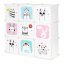 Modularer Kinderschrank mit Tiermotiv