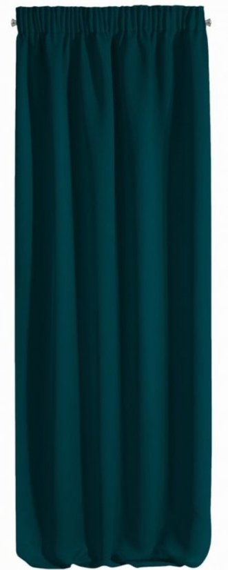 Sötétzöld sötétítő függöny 140 x 270 cm
