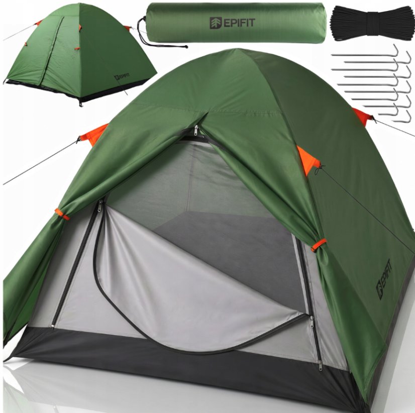 EPIFIT HORIZON 2.0, kamping šotor za 2 osebi – 205 x 150 x 120 cm