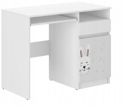 Scrivania per bambini con coniglietto barbuto 76x50x96 cm