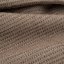 Hochwertige Decke in dunklem Beige mit Waffelstruktur