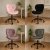 Ergonomischer Büro-Drehstuhl - Samt