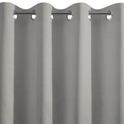Dunkelgrauer Verdunkelungsvorhang mit dichtem Gewebe 140 x 250 cm