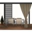 Tenda monocolore beige scuro per un padiglione da giardino 155 x 220 cm