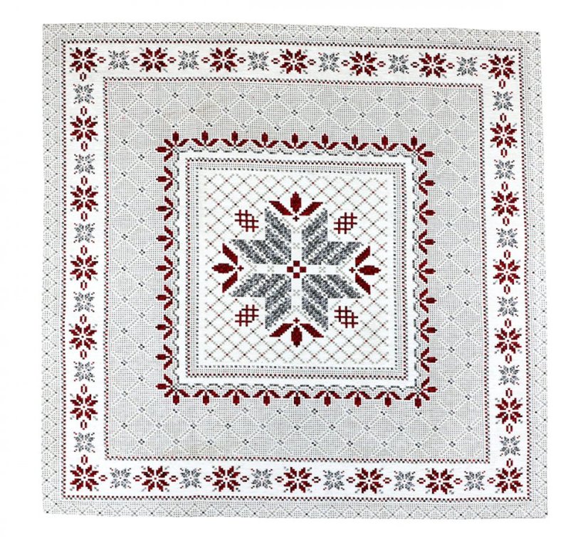 Gobelínový ubrus s vánočním motivem 90x90 cm