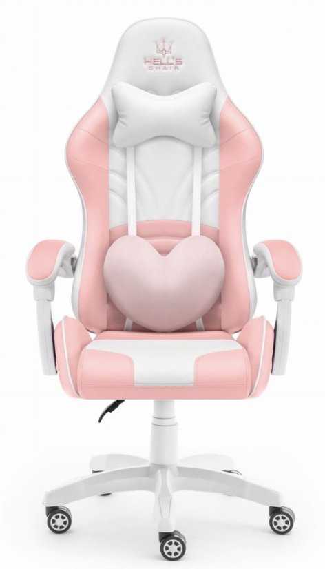 Rainbow Gamer szék - rózsaszín-fehér