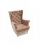 Прахово розово кресло в стил GLAMOUR 