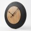 BLACK&OAK 2 Стенен часовник XXL от дъб, 75 см, с безшумен механизъм