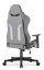 Herné ergonomické kreslo HC-2002 s nosnosťou 150 kg - sivé s fialovými detailmi