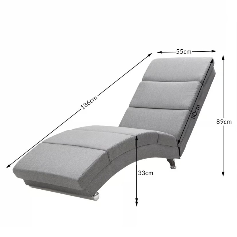 Șezlong pentru masaj relaxant London cu încălzire