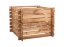 Compostiera in legno da giardino 640L