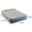 Aufblasbare Doppelmatratze 203 x 152 x 30 cm mit eingebauter Pumpe