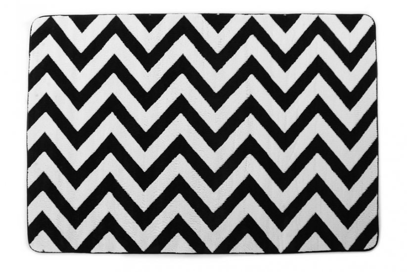 Großformatige Teppiche in Schwarz und Weiß 200 x 300 cm