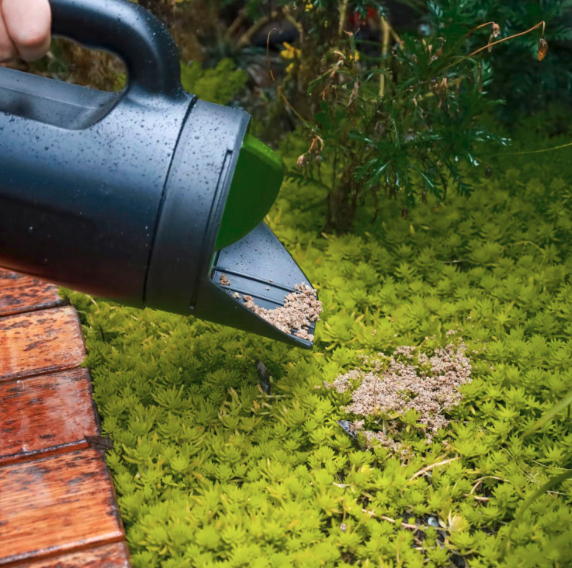 Instrument de împrăștiere manuală 2,5 l - pentru îngrășăminte, semințe, sare și nisip