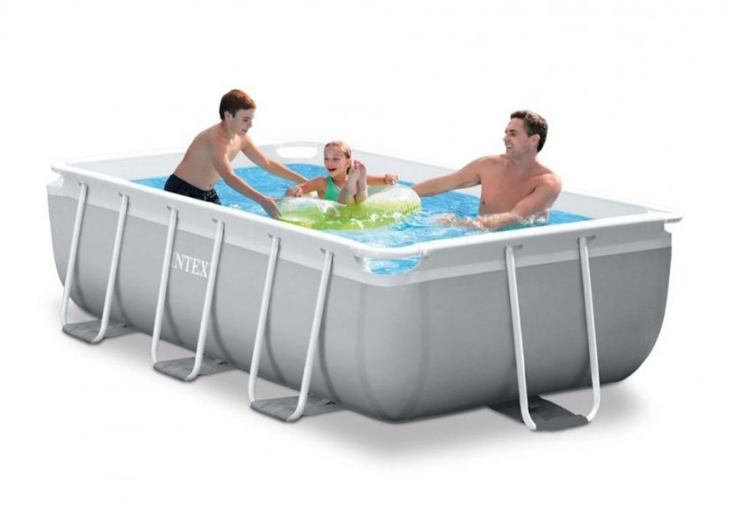 Obdélníkový zahradní bazén s filtrací a žebříkem 300 x 175 cm