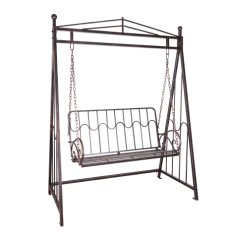Leagăn de grădină din metal - bronz antic
