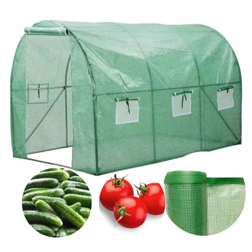 Vrtni rastlinjak 2 mx 3 m