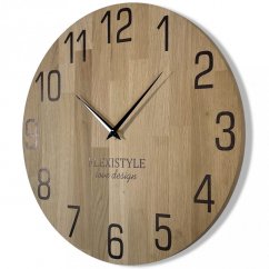 Lussuoso grande orologio in legno 50 cm