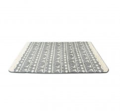Lijepi sivi tepih u skandinavskom stilu 120 x 170 cm