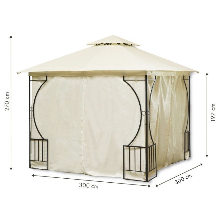 Vrtni šotor 3 x 3 m