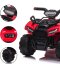 Quad a batteria per bambini rosso Quad a batteria per bambini rosso