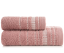 Set de prosoape din bumbac - 2 bucăți (30x50 cm și 50x90 cm) - Culoare: Alb