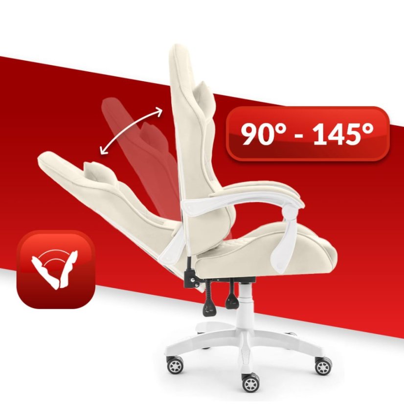 HC-1000 játékszék BEIGE - bársony szövet