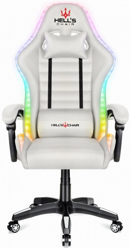 Gaming stolica HC-1003 LED RGB bijela