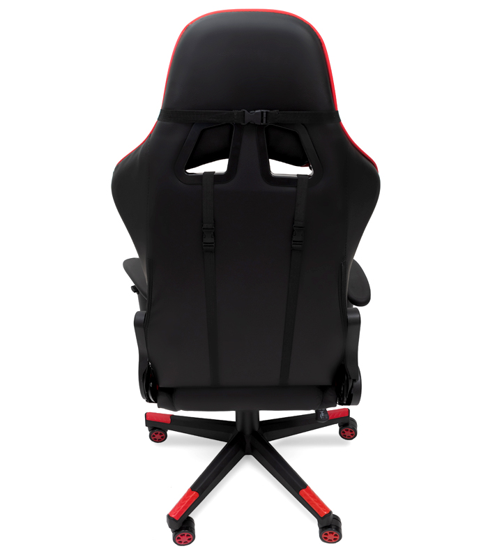 Masszázs játékszék lábtartóval - piros