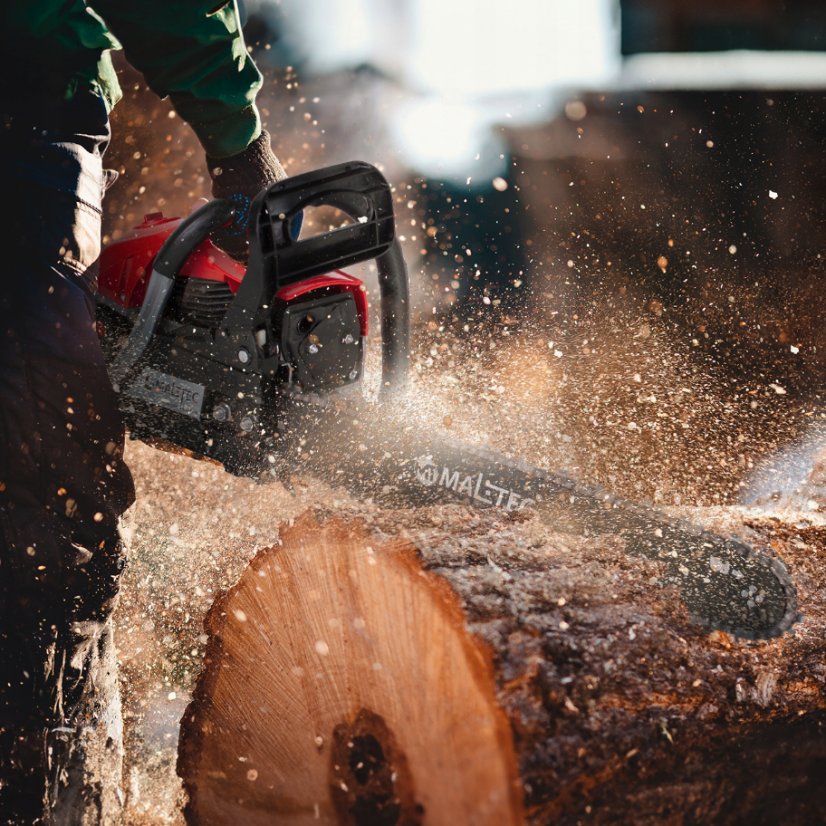 Sada 16″ (45 cm) vodiacej lišty a 2 reťazí pre benzínovú motorovú pílu MalTec MasterCut5700W