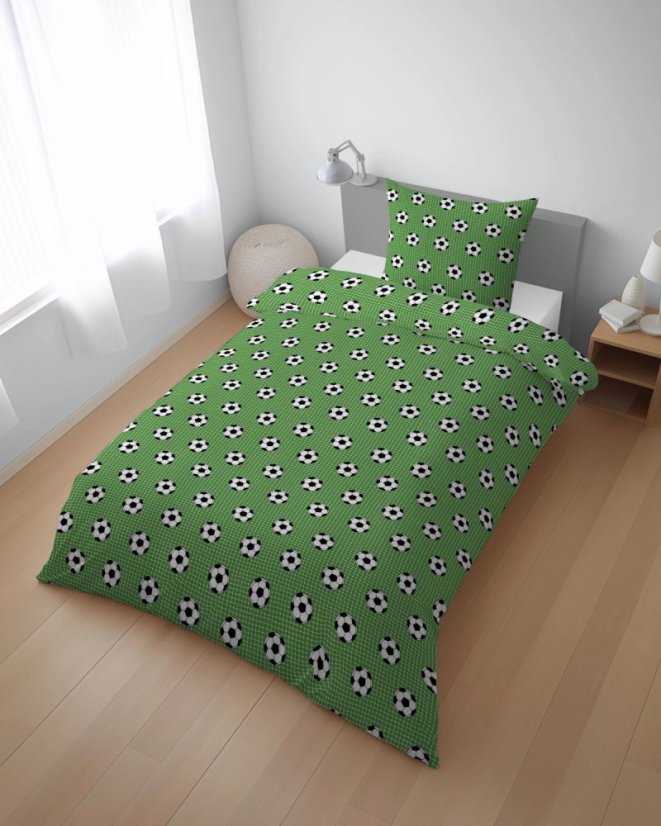 Bavlněné dětské povlečení pro fotbalového fanouška